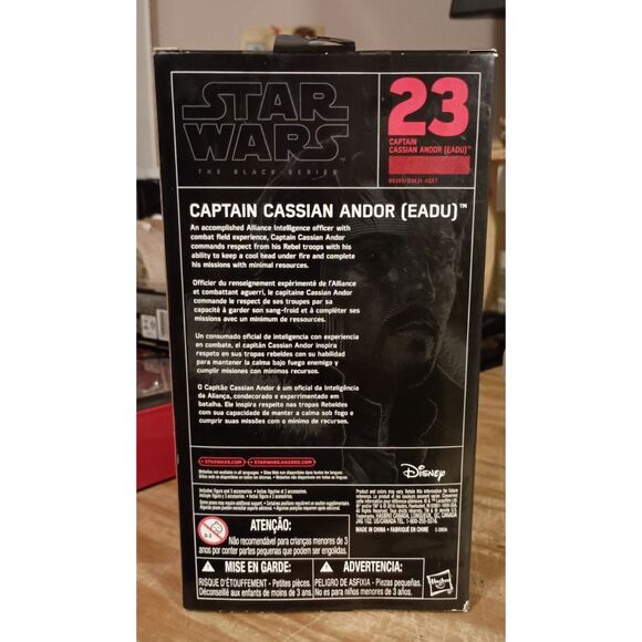 Star Wars: The Black Series - #23 Captain Cassian Andor (Eadu) - 6-Inch - Picture 2 of 4